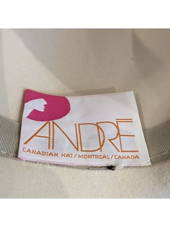 VINTAGE bowler style hat, Andre Montreal, mid century modern main image 10